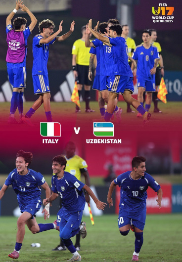 italiya - O'zbekiston U17 Jonli efir 18.11.2025