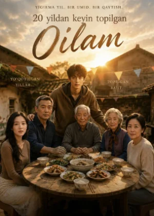 20 Yildan keyin topilgan oilam 1-2-3-4-5-6-7-10-20-30-50-60-70-80-90-95 Qism drama koreya seriali uzbek tilida Barcha qismlar 2026 HD skachat